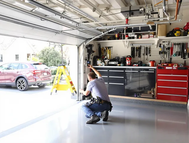 Local garage door repair service by Stratford Garage Door Repair in Stratford