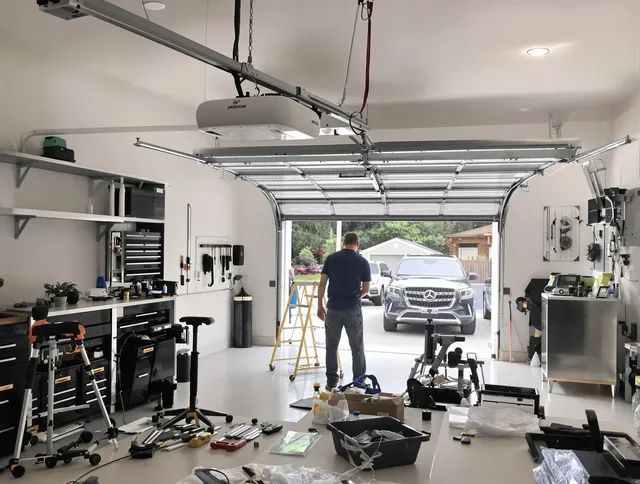 Garage door opener installation by Stratford Garage Door Repair in Stratford